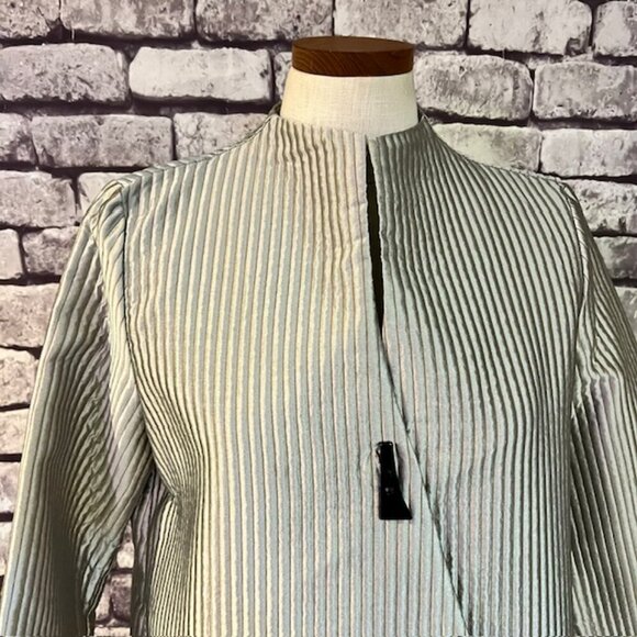 I.C. Silver & Brown Long Sleeve Jacket Size M - Picture 2 of 9